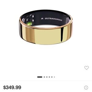 Ultrahuman Gold Ring - Ultrahuman AIR Smart Ring - SIZE 6